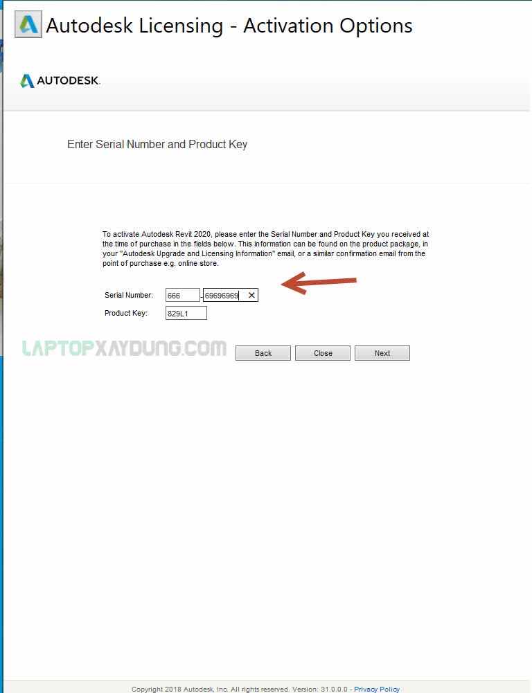 cài đặt Autodesk Revit 2019