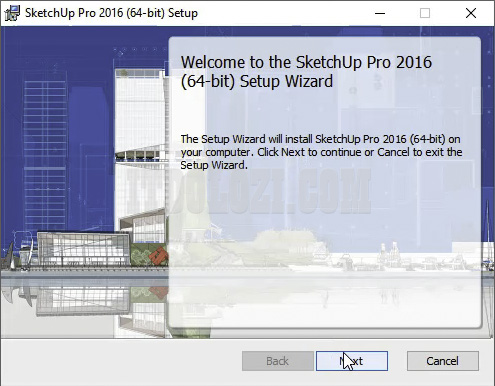 Cài đặt sketchup 2016 