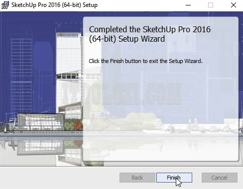Cài đặt sketchup 2016