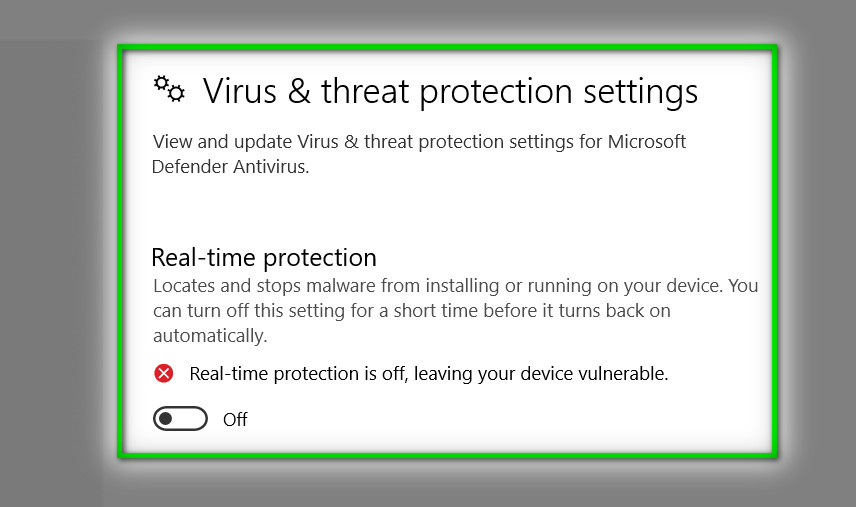 Nhấn vào nút off