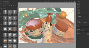 Với Adobe Dimension 2024, người dùng có thể tích hợp hình ảnh 3D vào các dự án thiết kế đồ họa của Adobe như Photoshop và Illustrator.