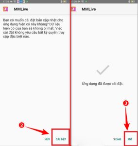 Cách cài MMLive trên thiết bị Android