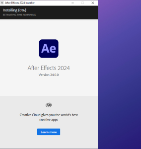 hướng dẫn cách tải after effects bước 3
