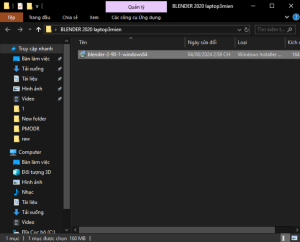 Cách tải Blender 2020