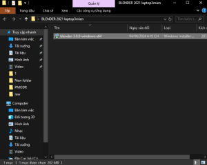 Cách tải Blender 2021