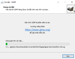 Hướng dẫn tải và cài đặt GIMP 2022