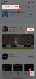Cách Tải eFootball PES 2022 Mobile Trên iOS
