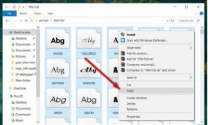Cách tải Font VNI đầy đủ