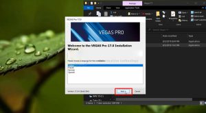 Cách tải Sony Vegas Pro 17