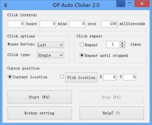 Auto Click 2.0 là phần mềm tự động nhấp chuột, giúp tiết kiệm thời gian và công sức.