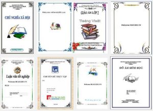 Mẫu bìa Word là điểm nhấn đầu tiên, thể hiện sự chuyên nghiệp và phong cách của tài liệu.