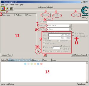 Hướng dẫn sử dụng Cheat Engine cơ bản giúp thay đổi các giá trị trong game dễ dàng.
