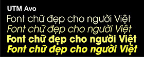 Hướng dẫn sử dụng UTM Avo giúp bạn cài đặt và áp dụng font chữ này vào các dự án thiết kế một cách dễ dàng và hiệu quả.