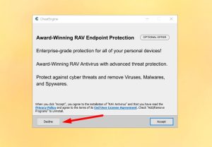 Hướng dẫn tải Cheat Engine