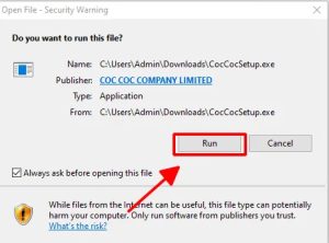 Hướng dẫn tải Cốc Cốc