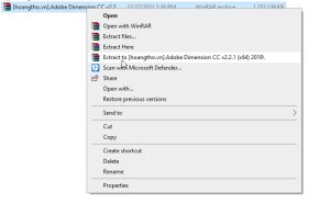 Hướng dẫn tải Dimension 2019