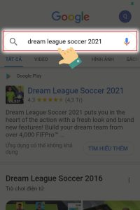 Hướng dẫn tải Dream League Soccer 2022 trên Android