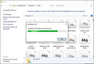 Hướng dẫn tải font thư pháp