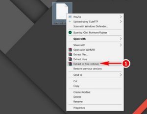 Hướng dẫn tải Font VnTime
