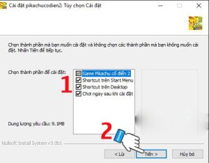 Hướng dẫn tải game Pikachu