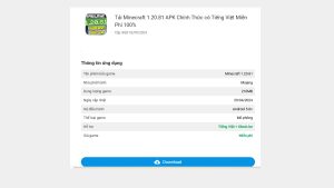 Hướng dẫn tải Minecraft 1.20.81 APK Tiếng Việt