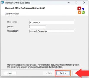 Hướng dẫn tải Office 2003