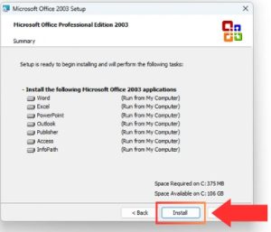 Hướng dẫn tải Office 2003