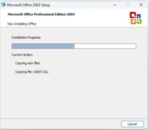 Hướng dẫn tải Office 2003