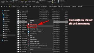 Hướng dẫn tải và cài đặt Font Full trên máy tính