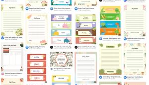 Một số mẫu nhãn vở đẹp trên Word với thiết kế đa dạng và sáng tạo, phù hợp cho học sinh và văn phòng.