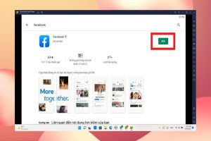 Tải Facebook bằng trình giả lập Android