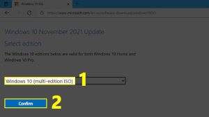 Tải Windows 10 trên Microsoft Edge