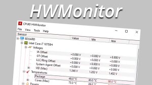 CPUID HWMonitor theo dõi nhiệt độ, điện áp và tốc độ quạt của máy tính.